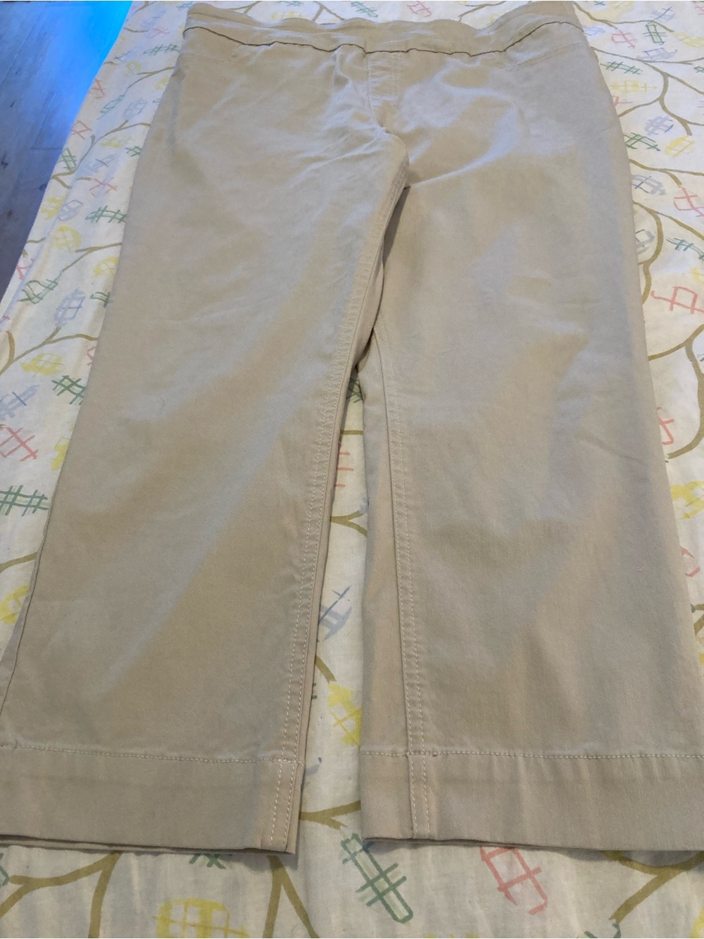 SoftSurroundings Kaki Pull on Jeans, Petite Large